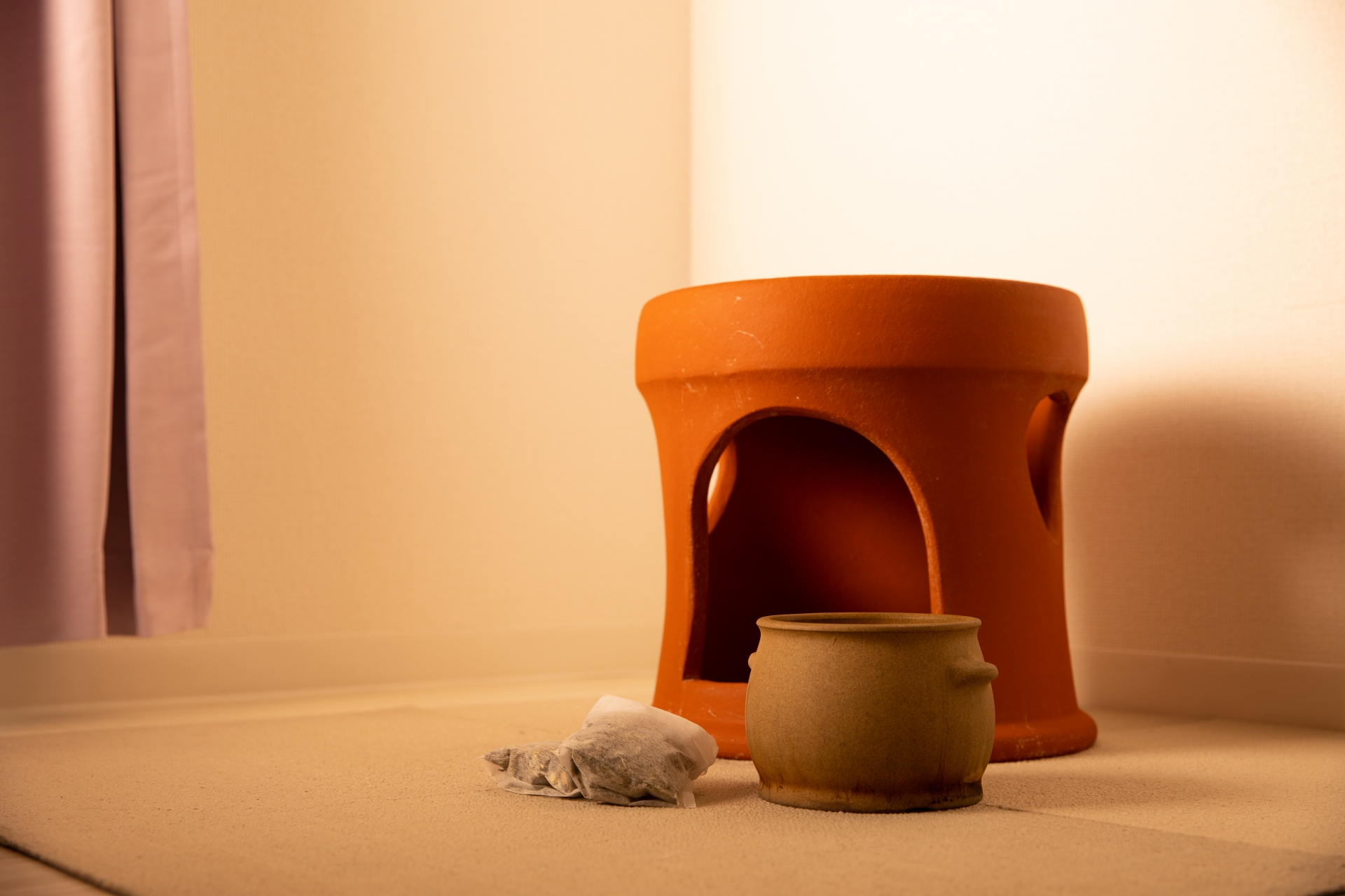 黄土よもぎ蒸しの写真